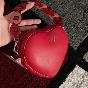 Kate spade 3D heart top handle crossbody purse brand new
